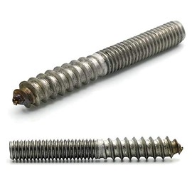 Hurricane Shutter Hardware Kit with Stainless Steel Hanger Bolts, Nuts, Washers & Bit - 31 Piece