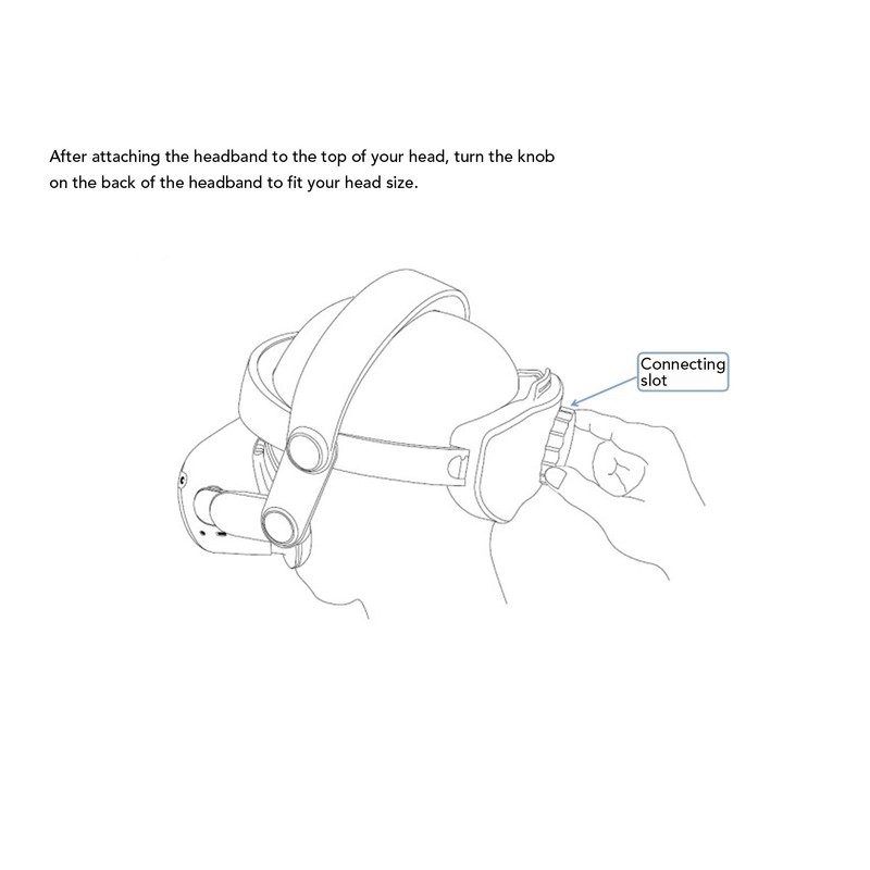 Head Strap Enhanced Support Reduce Pressure Length Adjust Replace Headband