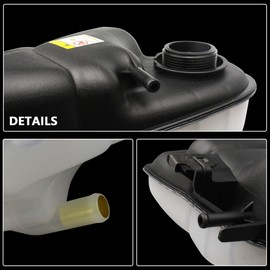Yezoauto Upgraded Front Pressurized Coolant Reservoir for Ford F-250 F-350 F-450 F-550 Super Duty 5.4L 6.0L 6.8L 7.3L 2003-2007 / Excursion 5.4L 6.0L 6.8L 7.3L 00-05 OE# 3C3Z8A080AE 6C3Z8A080B 603-217