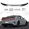 YLT AUTO Rear Wickerbill Spoiler Compatible with 2015-2023 Dodge Charger