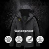 GIISAM Waterproof Rain Jacket for Women Packable Rain Slicker Raincoats