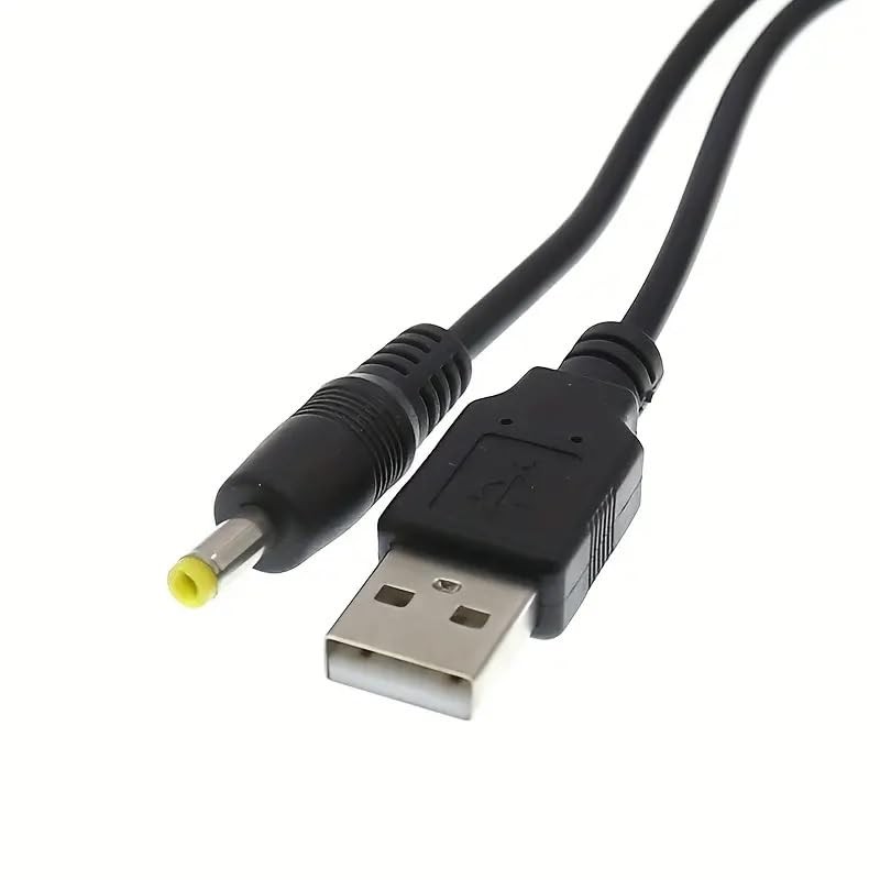 TECHZOCO USB-DC-Stromkabel, Verlängerungskabel, USB-Ladekabel, kompatibel mit PSP 1000, 2000, 3000,