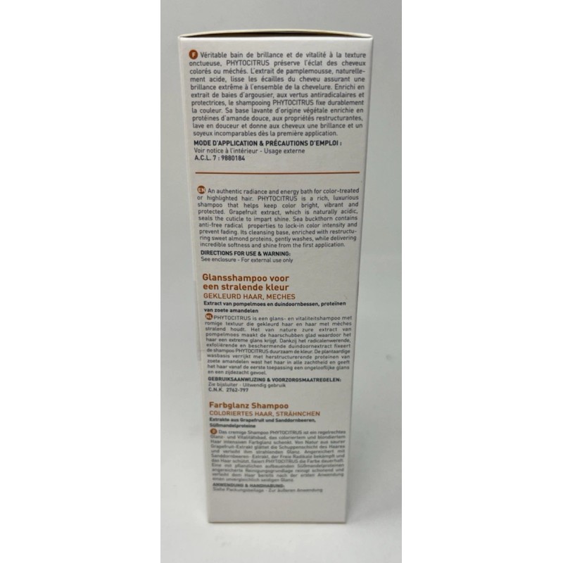 Phyto Paris Color Protect Shampoo For Color Treated Highlighted Hair