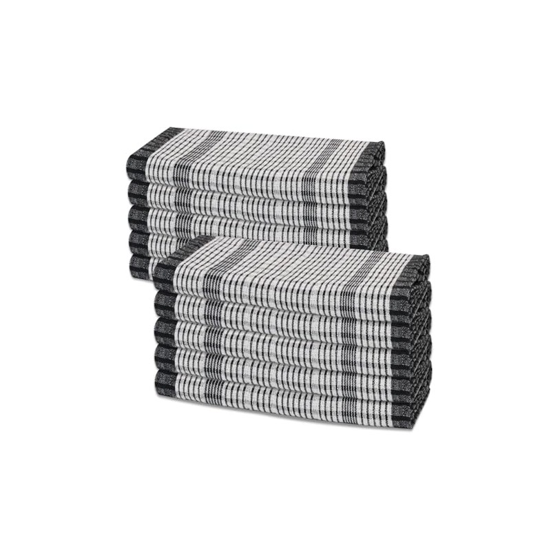 LinenWeave Pack of 10 Tea Towels-100% Cotton 45 x 70