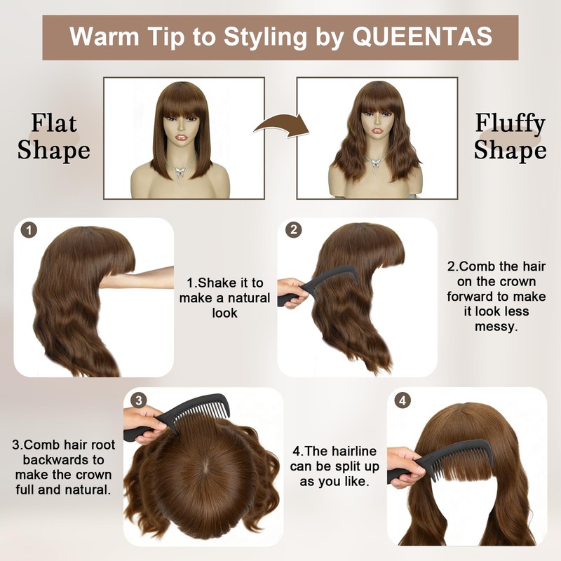 26 IN Straight Headband Wig for Black Women Synthetic Hair