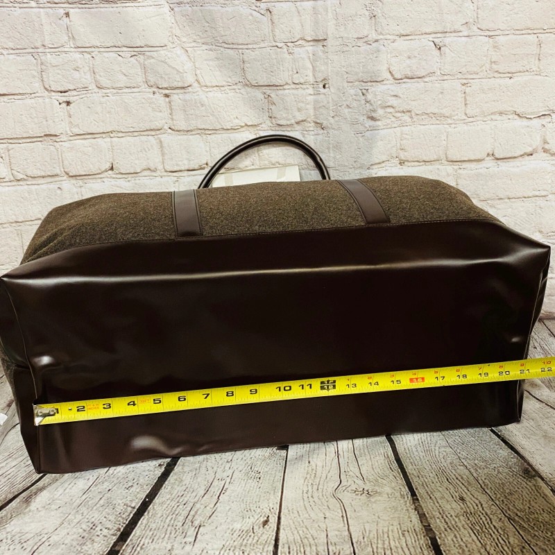 ARAMIS MEN SUEDE DUFFLE BAG BROWN - NEW