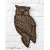 Cast Iron Metal Rustic Country Forest Nocturnal Owl Bird Door