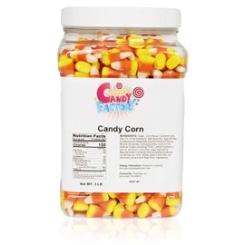 Sarahs Candy Factory Candy Corn in Jar, 3 Lbs