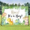 ZARROUEA 7X5FT Little Dinosaur Baby Shower Backdrop Banner It's A