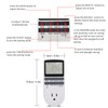 Timer Outlet, Intelligent Programmable Indoor Timed Power Switch, 600mAh Power