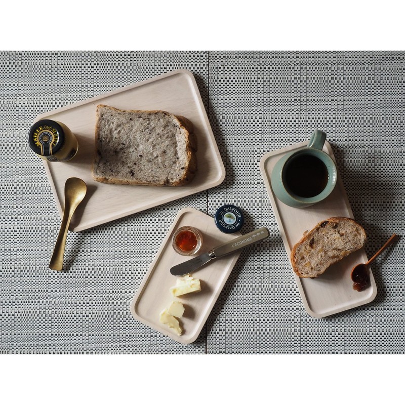 ACACIA WOODEN PLATE Blue