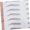 WOONEKY Brow Tool Included Temporary Eyebrow Stickers Black Instant Natural-looking
