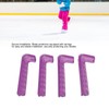 2Pair Ice Skate Guards Hockey Shoe Blade Cover Adjustable Silicone