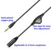 PChero 3.5mm Male to Female Stereo Audio Extension Adapter Cable