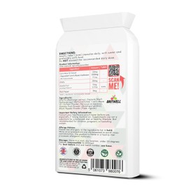 Lions Mane Mushroom Supplement High Strength 1500mg with Vitamin C - 120 Vegan Capsules with Alfalfa and Black Pepper Extract, 4 Month Supply Made in The UK -Focus & Immune Support - Britwell Health