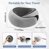 VOOMIKON Neck Pillow Airplane, Travel Pillows for Airplanes, Memory Foam
