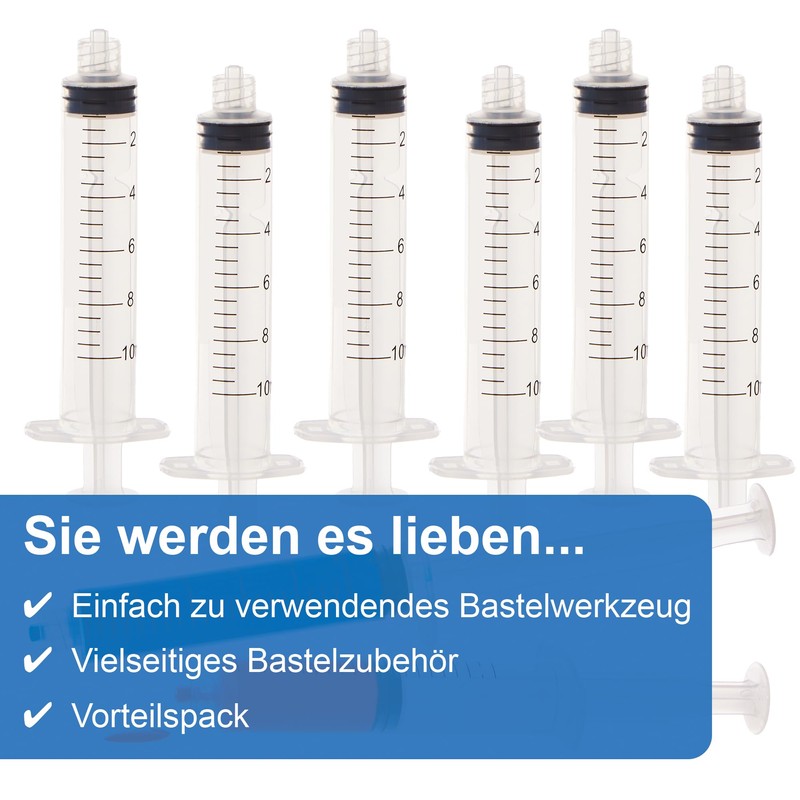 Baker Ross FN274 Syringes Set - 8 Pack Syringes for