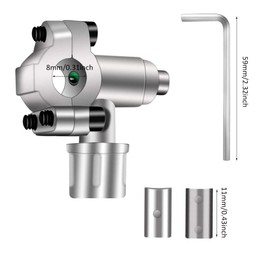 BPV-31 Bullet Piercing Valve Kit, 4Pcs BPV-31 Bullet Piercing Valve Line Tap 3 in 1 Access For Air Conditioners HVAC 1/4 Inch, 5/16 Inch, 3/8 Inch Outside Diameter Pipes