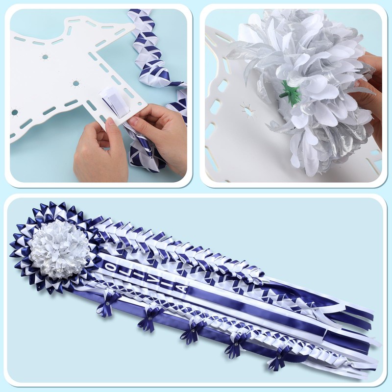 Quzzil 3 Pcs Heavy Duty Homecoming Mum Supplies 13.8 Inch