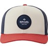 RIP CURL Men's Routine Curve Trucker Baseball Cap Hat White