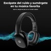 XPOWER X1 Audífonos De Diadema Inalámbricos Bluetooth, Botones para Pausar,