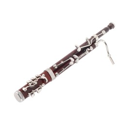 Miniature Bassoon Model Mini Musical Instrument Decor Dollhouse Model Home Decoration 17 cm