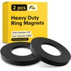 Heavy Duty Ring Magnets - Ultra Strong 1.75 Inch (44
