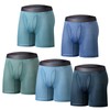 YLHONE Men’s Boxer Briefs 5-Pack Ice Silk Underwear Men’s Pants
