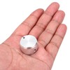 sourcing map 2 Pcs Aluminium Potentiometer Knobs, 1/4" (6mm) Universal