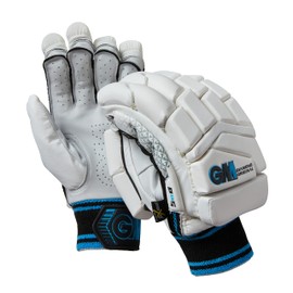 Gunn & Moore GM Cricket Batting Gloves, Ben Stokes BS55 Diamond, Original, Black/Blue, Adult Left Handed, 1 Pair, 51772314