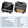 YELUFT 2 pezzi 1.3 Pollici I2C OLED Display Modulo 128x64Pixel