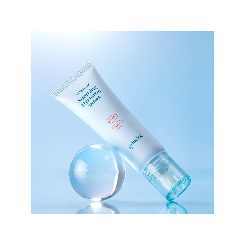 Goodal NEW Houttuynia Cordata Soothing Hyaluronic Sun Serum 50ml FREE