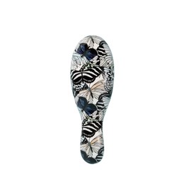 Supreme Brush + Cleaner, Gentle Detangling, Detangler Hair Brush for All Hair Types. For use on Wet or Dry Hair (Blue Butterfly)