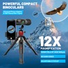 Binoculars for Adults, Kylietech 12x42 Binoculars with Tripod, Waterproof Bird