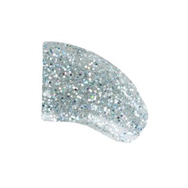 Purrdy Paws Soft Nail Caps for Dog Claws Silver Holographic Glitter X-Large