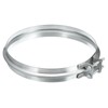 PATIKIL Duct Clamp, 8" (200mm) V-Shape Zinc Plated Iron Pipe