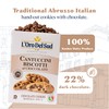 L'Oro Del Sud Chocolate Biscotti, Cantuccini d'Abruzzo, Italian Cookies Madewith