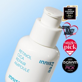 innisfree [듀오기획] 이니스프리 대용량 2종세트 레티놀 시카 리페어 패드 60매 + 레티놀 시카 흔적 앰플 50mL