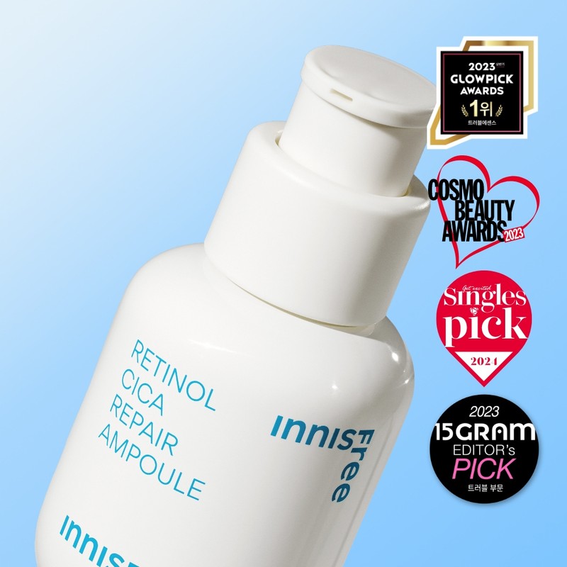 innisfree [듀오기획] 이니스프리 대용량 2종세트 레티놀 시카 리페어 패드 60매