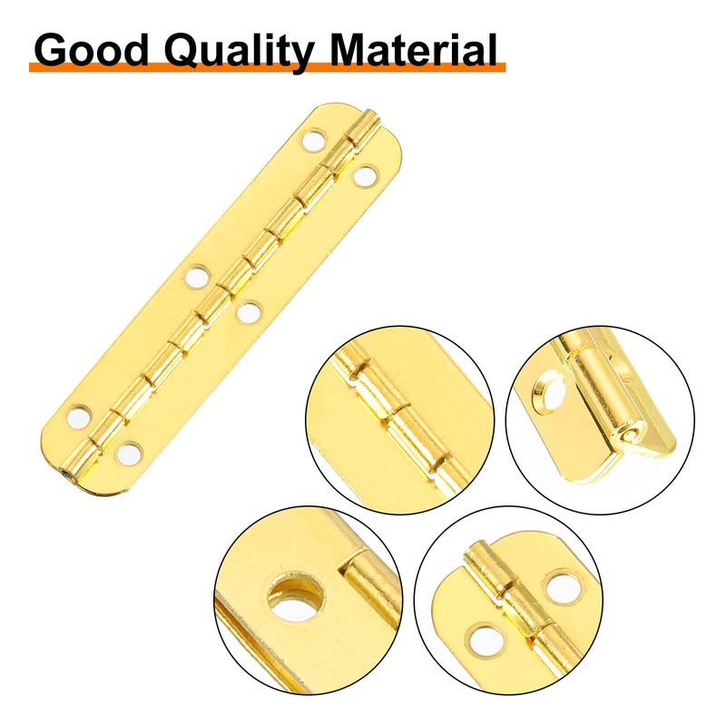 uxcell Metal Piano Hinges 180 Degree Long Folding Hinges with