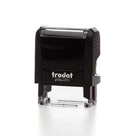 Trodat 4911 Self-Inking Stamp 4 Lines 38x14 mm Red