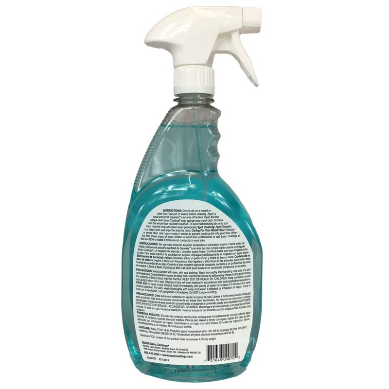 NEW Basic Coating Squeaky Spray Bottle 32 fl oz +