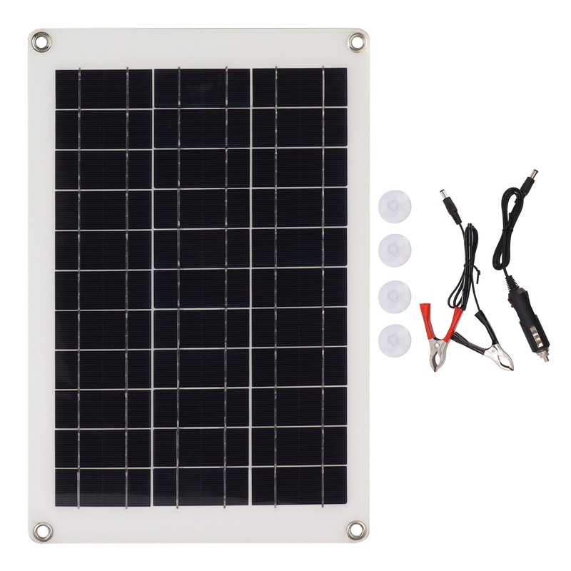 20W Polycrystalline Solar Panel Kit Flexible Photovoltaic Charging Panel with