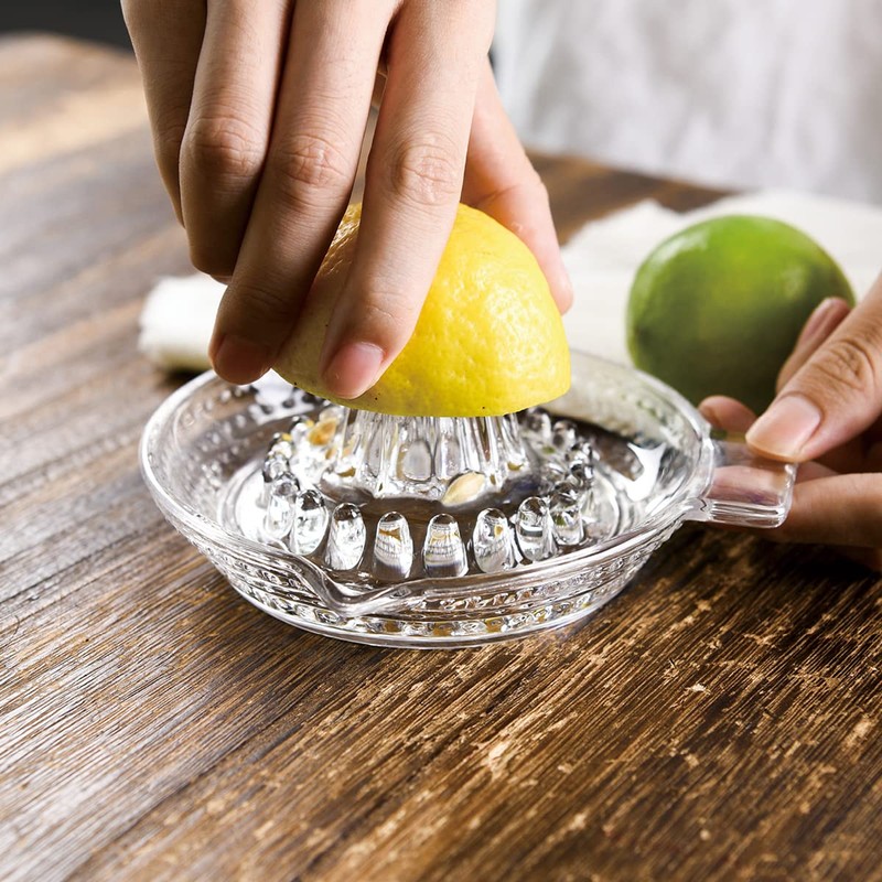 DOERDO Lemon Squeezer Fruit Hand Squeezer Hand Juicer with Handle,