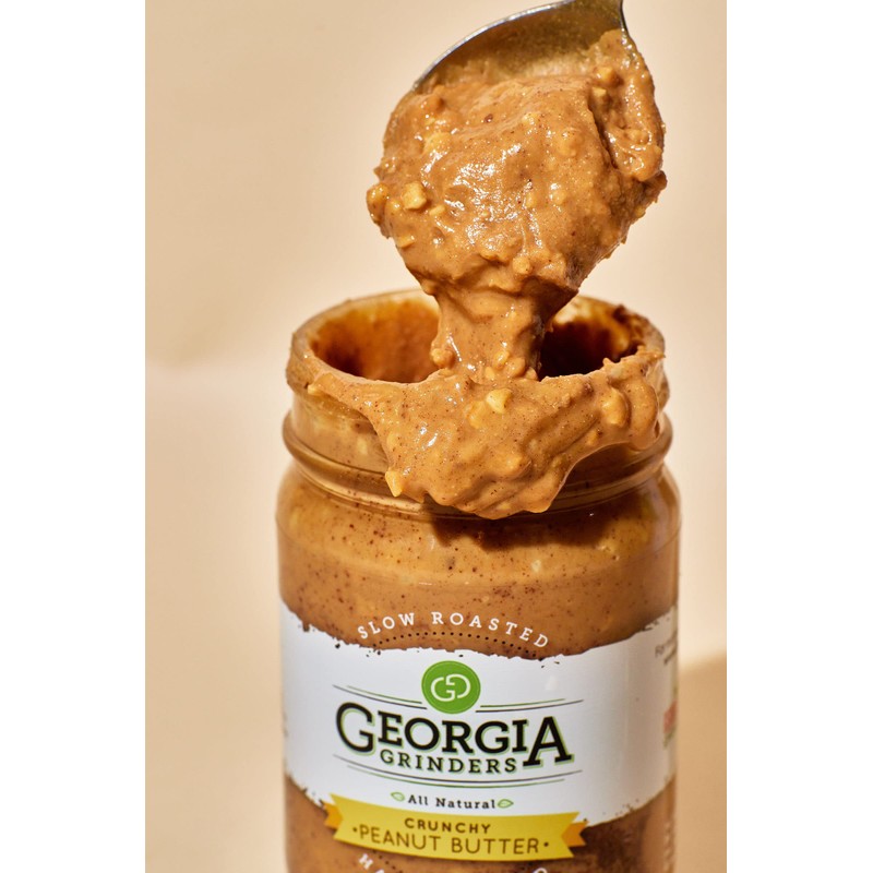 Georgia Grinders Crunchy Peanut Butter 64oz, Bulk Size Get more