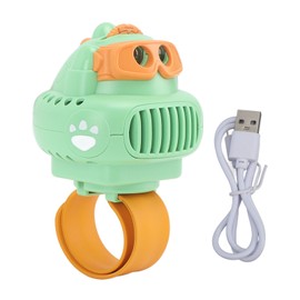 Projection Watch Fan Portable Wrist Fan with Dinosaur Dynamic Projection Mini Projection Fan Cartoon Design 3 Speed Wind
