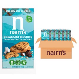Nairn's Gluten Free Chocolate & Coconut Breakfast Biscuits, 5.64oz (Pack of 6)