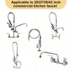 38 Inch Pre Rinse Hose with Sprayer Valve, Commercial Faucet