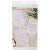 Simplicity White Wedding Fan Kit, 24pc, 5'' W x 7''