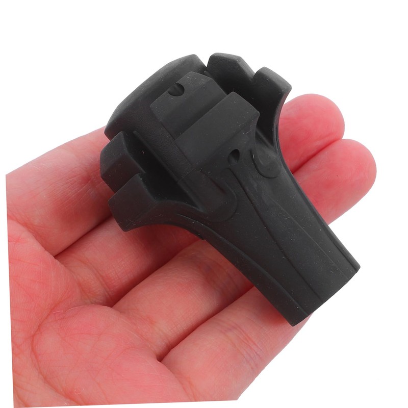 Kisangel Ergonomic Hiking Stick Boot Tips Anti-Slip Pole Protectors Lightweight